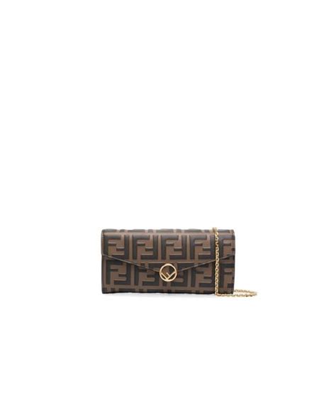 fendi key chain wallet|fendi leather wallet on chain.